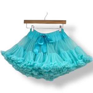 Belle Ame PettiSkirt Girl Mermaid Blue Tutu Skirt Girl's 4-6yo Small Dress-up
